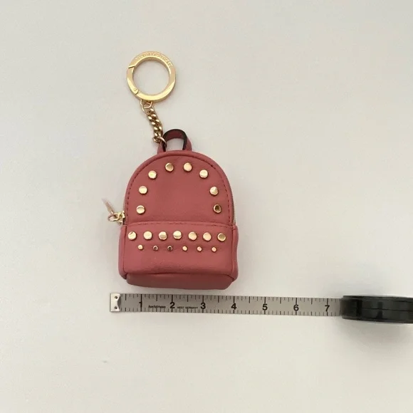 Victoria's Secret Gold Studded Backpack Keychain New - Picture 9 of 10